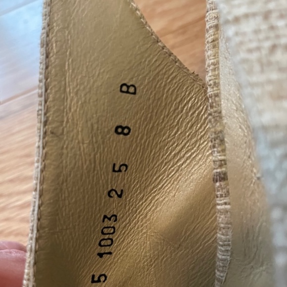 Vintage block heel sling back shoes - Picture 6 of 6